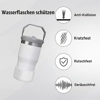 Sada 2 silikonových ochranných návleků pro Stanley Quencher Adventure 40oz, ochranný silikonový
