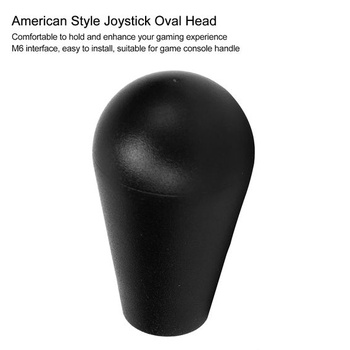 Ciciglow Oválny guľový kryt joysticku, oválna hlava joysticku, kolíska, horná rukoväť, typ M6,