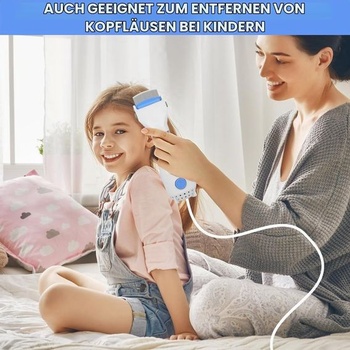 Elektrický hřeben na vši, elektrický hřeben na odstraňování vší s odsáváním pro odstraňování hnid,
