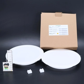 Balenie 2 ks 24W LED stropné svietidlo, ploché, 230V, 2200lm, IP44, ultratenké LED stropné bodové