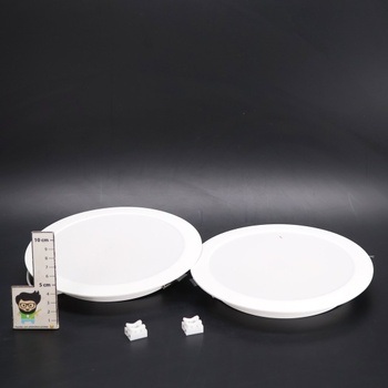 Balenie 2 ks 24W LED stropné svietidlo, ploché, 230V, 2200lm, IP44, ultratenké LED stropné bodové