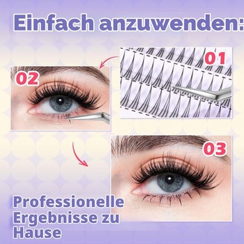 Arison Lashes dolné zhluky rias 4 štýly v 1 prírodné zhluky dolných rias s tenkým pásikom