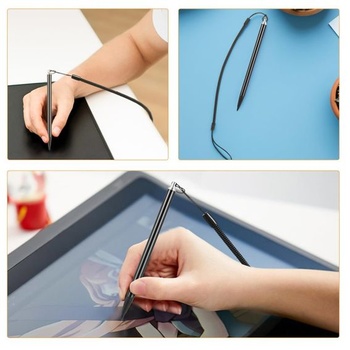 IMIKEYA stylus s jemným hrotem pro tablet a telefon, kapacitní stylus s kabelem, ochrana proti