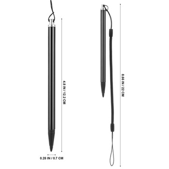 IMIKEYA stylus s jemným hrotem pro tablet a telefon, kapacitní stylus s kabelem, ochrana proti
