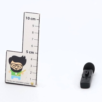 Bezdrátový klopový mikrofon KUKIHO pro iPhone/iPad/Android (2 vysílače), mini klipový mikrofon s