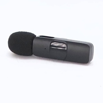 Bezdrôtový klopový mikrofón KUKIHO pre iPhone/iPad/Android (2 vysielače), mini klipový mikrofón s