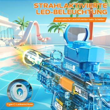 Vodná pištoľ StimuVariety elektrická, modrá