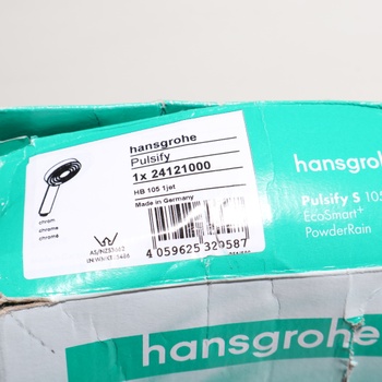 hansgrohe Pulsify S - úsporná sprchová hlavica 6 l/min (EcoSmart+), ručná sprcha s 1 typom prúdu,