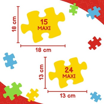 Trefl, Puzzle, Šťastný tým, 24 maxi dílků, Tlapková patrola, pro děti od 3 let. Šťastný tým