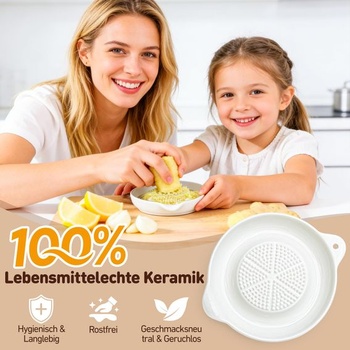 Keramické strúhadlo 9 cm, strúhací tanier na cesnak, zázvor a citrón