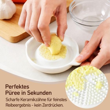 Keramické strúhadlo 9 cm, strúhací tanier na cesnak, zázvor a citrón