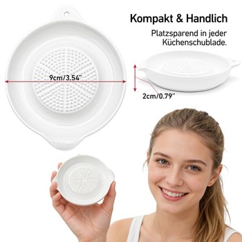 Keramické strúhadlo 9 cm, strúhací tanier na cesnak, zázvor a citrón