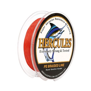 Pletený vlasec Hercules Super Cast 100m - 2000m 109-2196 yardov 6lb - 100lb Testované pre slanú a