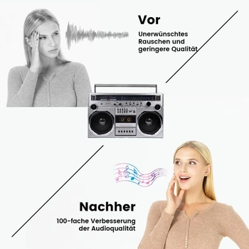 Čistič hlav kazetových kazet Reshow Audio Tape s 1 čisticí tekutinou, sada pro mokrou údržbu