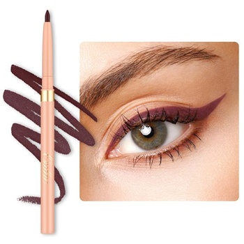 OULAC Plum Eye Liner & Lipstick Pencil 2 v 1, odolná proti rozmazaniu, vodeodolná otočná očná linka,
