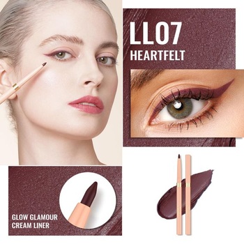 OULAC Plum Eye Liner & Lipstick Pencil 2 v 1, odolná proti rozmazaniu, vodeodolná otočná očná linka,