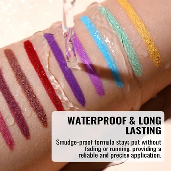 OULAC Plum Eye Liner & Lipstick Pencil 2 v 1, odolná proti rozmazaniu, vodeodolná otočná očná linka,