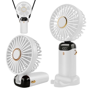 Ručný ventilátor Jsdoin, prenosný mini ventilátor, dobíjací, malý vreckový ventilátor s 5