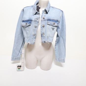 Bunda Prada modrá, veľ. XL
