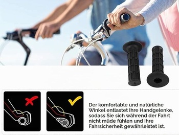 Rukoväte na riadidlá motocykla, Rukoväte na bicykel, B-M-X Scooter, 1 pár, 22mm 7/8