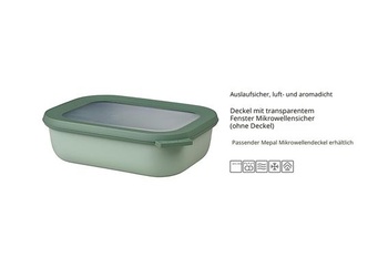 Mepal Multi Bowl Circular Rectangular - Miska do mikrovlnnej rúry - Vhodná ako vzduchotesná