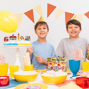 24dílná ozdoba na dorty s motivem začátku školního roku, ozdoba na cupcakes pro začátečníky