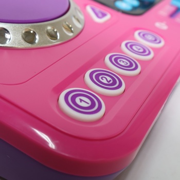 DJ Mini Mixer Vtech ružový stereo