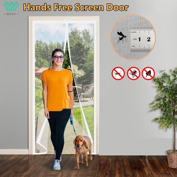 Magnetická sieť proti hmyzu na balkónové dvere 120x215 cm, rôzne veľkosti, modernizovaná verzia, sieť