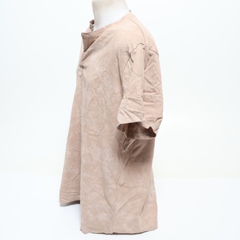 Pánské tričko HMIYA, 100% bavlna, vintage henley, s krátkým rukávem, letní, ležérní, pánské,