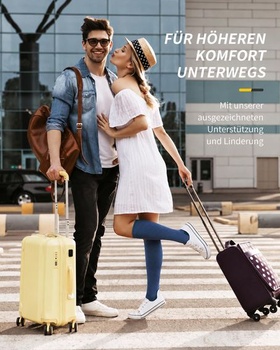 Kompresní ponožky CAMBIVO pro ženy a muže, 2 páry, kompresní podpůrné ponožky na běh, sport,