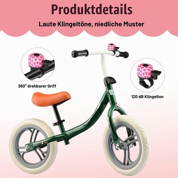 Balenie 2 detských zvončekov na bicykel, zvonček na bicykel pre deti, krikľavo ružové doplnky pre dievčatá,