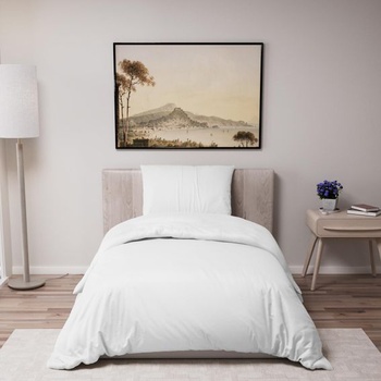 Dreamzie - Posteľná bielizeň 135x200 + 1 obliečka na vankúš 50x70cm - Biela 135x200cm + 1 x obliečka na