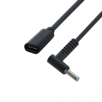cablecc Typ C USB-C vstup samice na DC 4,53,0 mm Napájecí PD nabíjecí kabel vhodný pro notebook HP