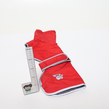 Zimný kabát pre psov Geyecete UK-HY-C1137-Red-XS