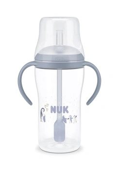 Tréningová fľaštička NUK Perfect Match so slamkou | 8+ mesiacov | 260 ml | Detský hrnček so slamkou