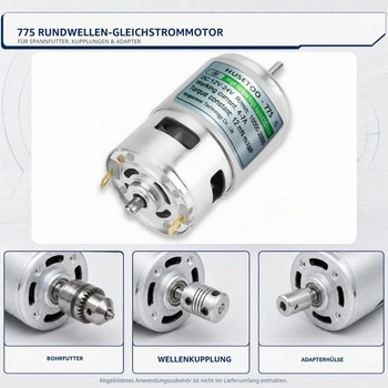 775 DC motor, vysoký krútiaci moment, 12V DC motor, jednosmerný motor, max. 20000 ot./min, dvojitá