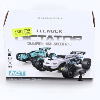 Auto na diaľkové ovládanie Tecnock, mierka 1:18, RC auto s pohonom 2 kolies (2WD) s rýchlonabíjaním