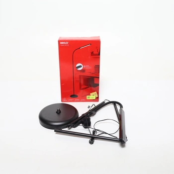 Stojacia lampa Briloner čierna 126.5 cm