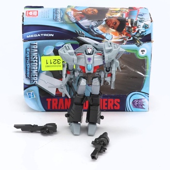 Hračka Transformers EarthSpark Deluxe Class Megatron, 12,5 cm akční figurka, robotická hračka pro