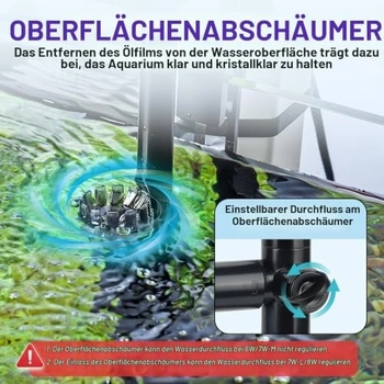 Hygger externí akvarijní filtr 7W-L