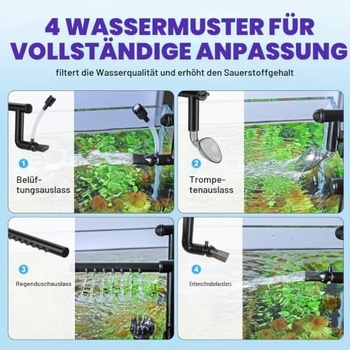 Hygger externý akváriový filter 7W-L