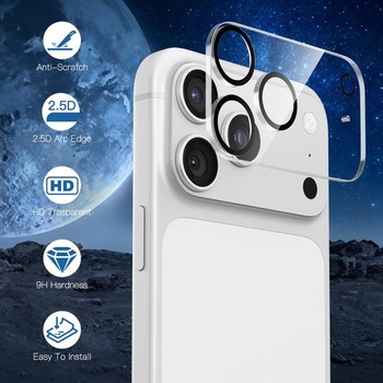 [Sadu 3 ochranných fólií na objektív fotoaparátu pre iPhone 17 Pro Max, tvrdené sklo 9H, odolné