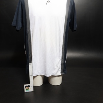 Pánske tričko Head vel. XXL čiernobiele