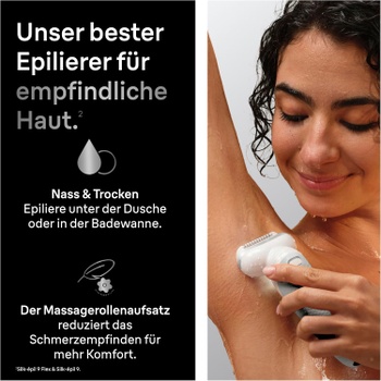 Dámsky epilátor Braun Silk·épil 9 biela/strieb