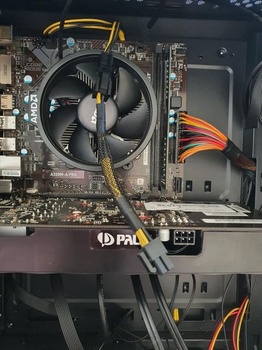 Adaptérový kabel JZK 20cm pro napájecí zdroj ATX ze 4pinového na 8pinový, adaptér pro základní