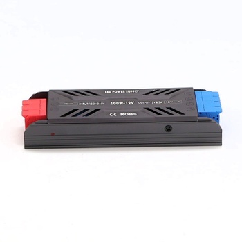 BRIMETI 12V napájecí transformátor 230V až 12V 100W LED driver spínaný zdroj LED transformátor 8,3A