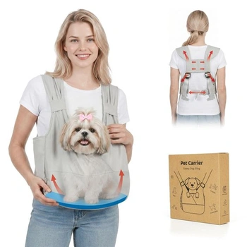 Taška pre psa Supet 135-Bag-DE-Grey-S