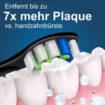 8 hlavíc kefky kompatibilných s elektrickými zubnými kefkami Philips Sonicare, 4 hlavice