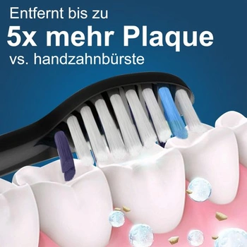 8 hlavíc kefky kompatibilných s elektrickými zubnými kefkami Philips Sonicare, 4 hlavice