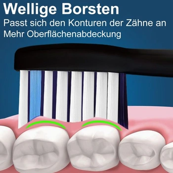 8 hlavíc kefky kompatibilných s elektrickými zubnými kefkami Philips Sonicare, 4 hlavice